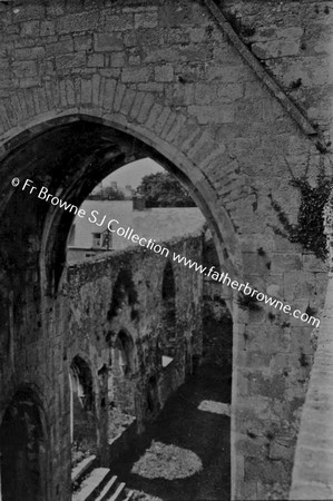 ABBEY  CHANCEL ARCH FROM STAIRS